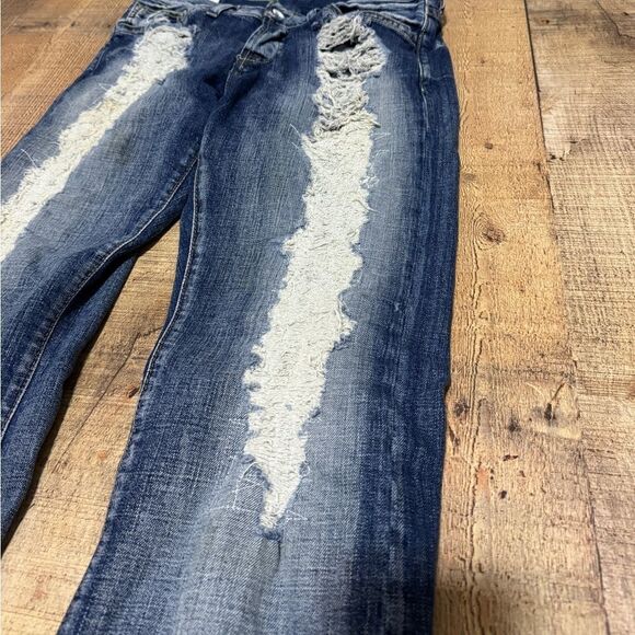 LOOMSTATE REVOLVE DISTRESSED JEANS 100% ORGANIC COTTON WOMEN'S SIZE 30 - Picture 10 of 16